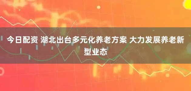 今日配资 湖北出台多元化养老方案 大力发展养老新型业态